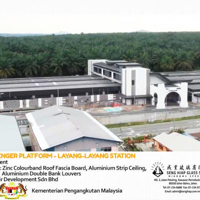 KTMB PASSENGER PLATFORM- LAYANG-LAYANG STATION