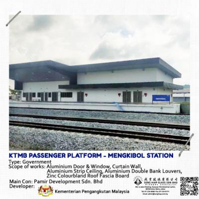 KTMB PASSENGER PLATFORM- MENGKIBOL STATION