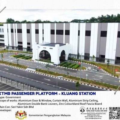 KTMB PASSENGER PLATFORM- KLUANG STATION